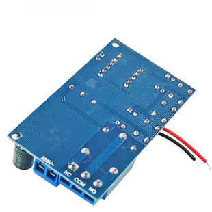 220V一路继电器模块 可调触发延时 循环定时吸合接通断开开关电路