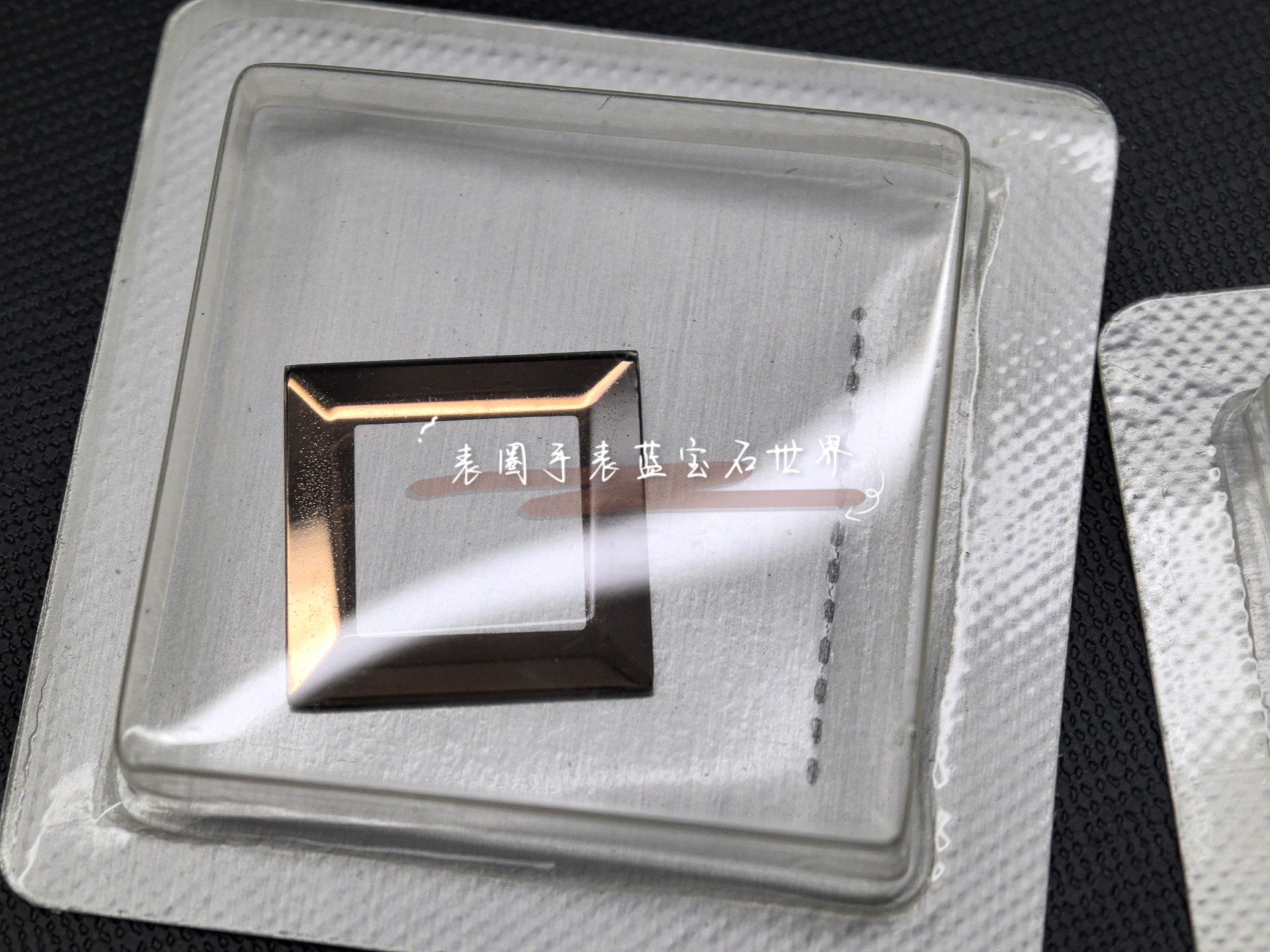 全新古驰直角方形表镜 表蒙，电银，电金，电黑 多种尺寸型号可