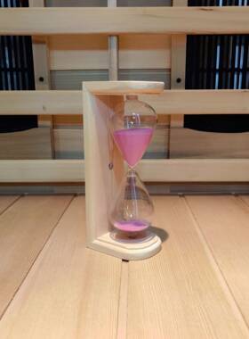厂家直供 计时器 实木 汗蒸房配件 桑拿房沙漏15分钟耐高温沙漏