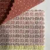 帽 鞋 厂家现货500克 25羊毛小香风银丝格子粗纺梭织粗花呢布料女装