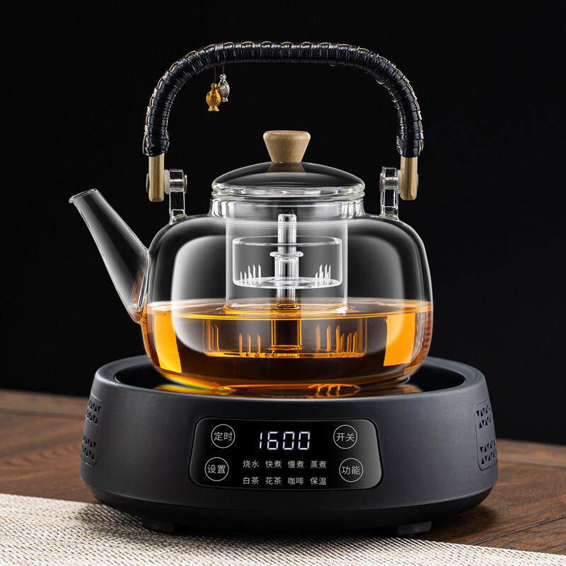 2025新款玻璃烧茶壶电热煮茶器一体泡茶高档家用电陶炉专养生套装