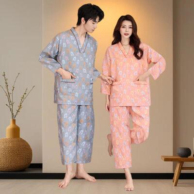 采购产品2025新型女蒸汽胸垫套装，软皮棉长夫妇套装，大码家居服
