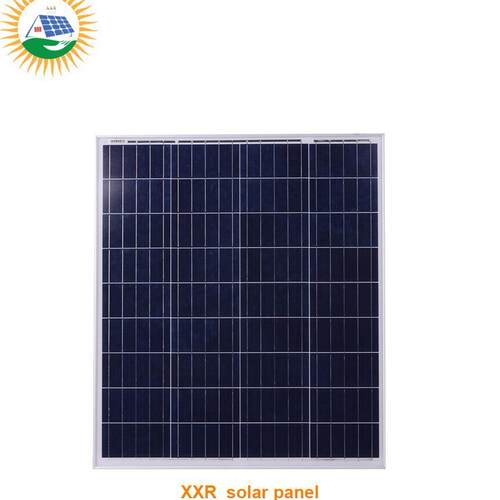 户外80W多晶太阳能玻璃板铝合金边框18V太阳能板光伏组件发电系统