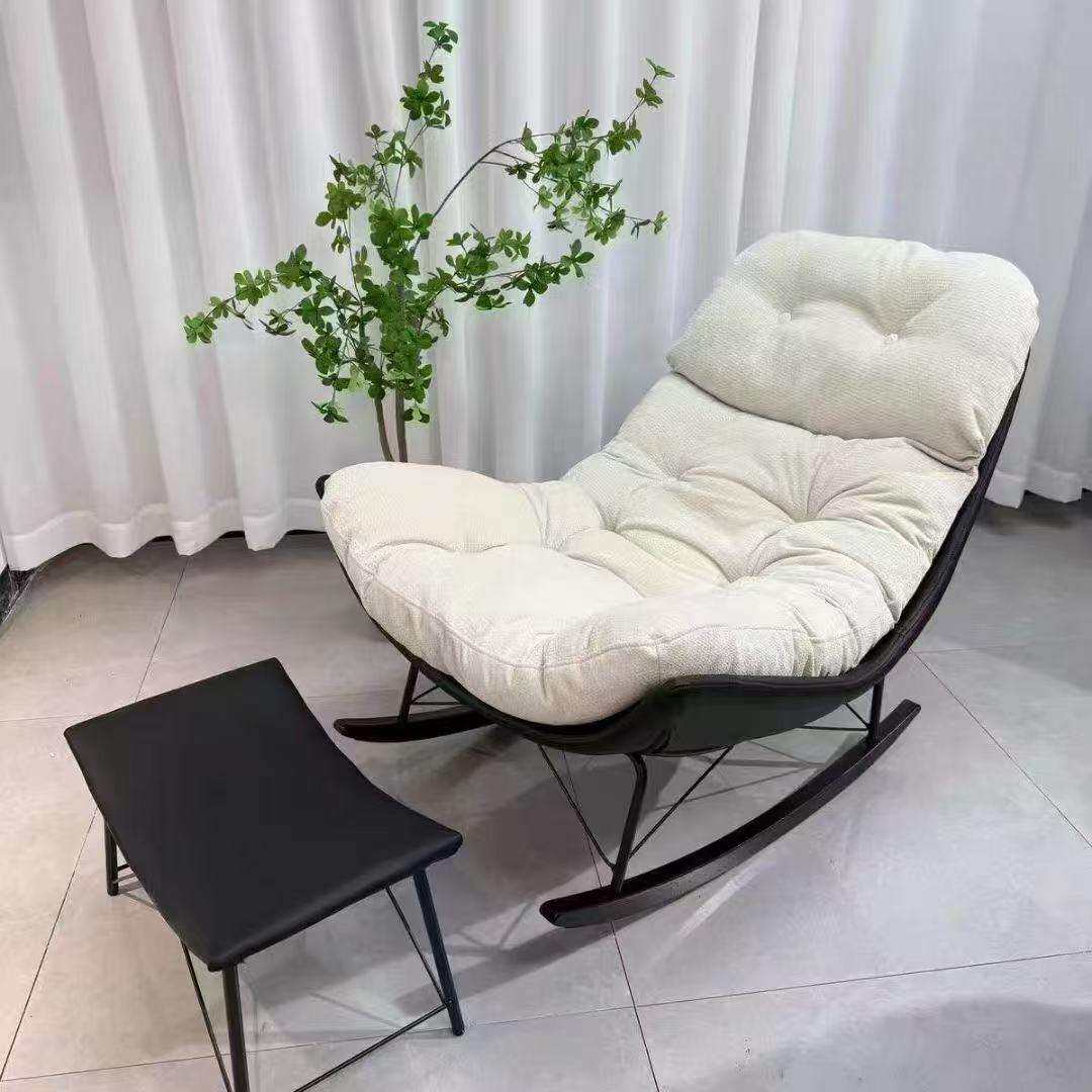 2026新款摇摇椅客厅现代简约懒人躺椅家用休闲单人沙发椅阳台卧室