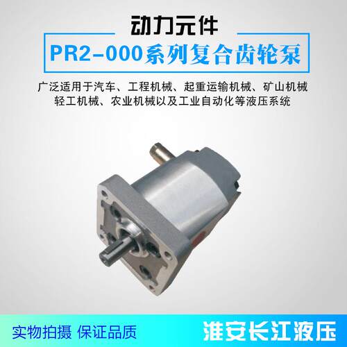 PR2-000系列复合齿轮泵高效液压齿轮油泵厂家直发现淮安长江液压