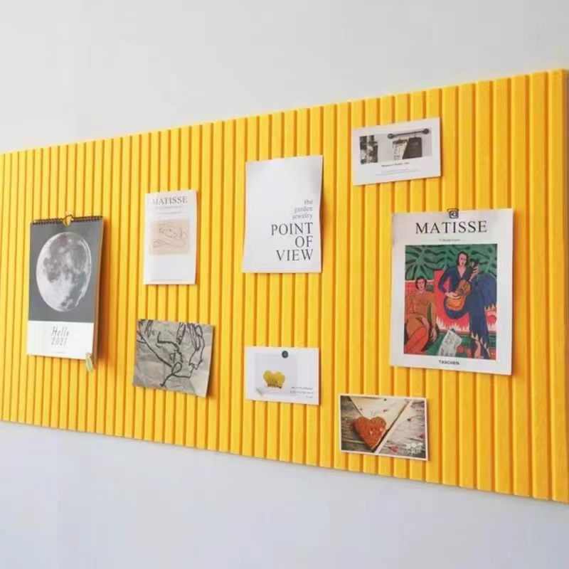 毛毡照片装饰欧风墙背景毛毡板留言板墙面作品展示北板ins贴