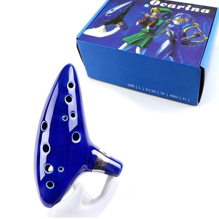 高档民族C中乐器12孔音调陶笛乐器塞尔达传说时之笛多色可节日礼