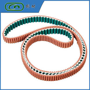 梯形齿同步带 底部布纹加泡绵布同步带 表面花纹T10PU同步带