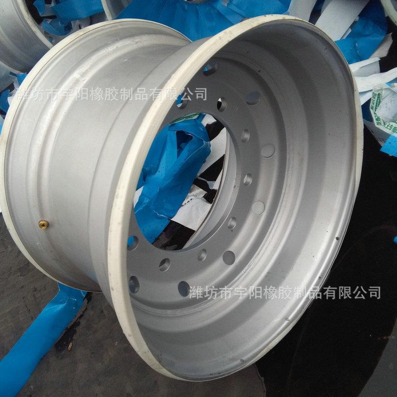 钢圈8个螺丝 10个螺丝 改装车435/50R19.5 拖车真空钢圈