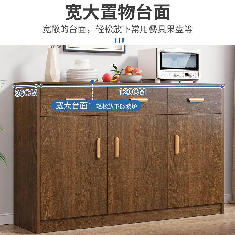 纳厨房大落地收物架用品家用全多功能PWS微波炉多层碗柜简易橱置