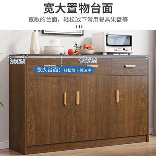 纳厨房大落地收物架用品家用全多功能PWS微波炉多层碗柜简易橱置