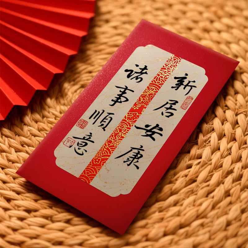 乔迁之喜红包入宅大吉搬新家礼物新居高档手写个性专用红包利是封