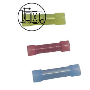 端子镀锡压预尼龙冷耳绝缘中间裸端头接线线鼻线bnfy鼻子耳铜接头