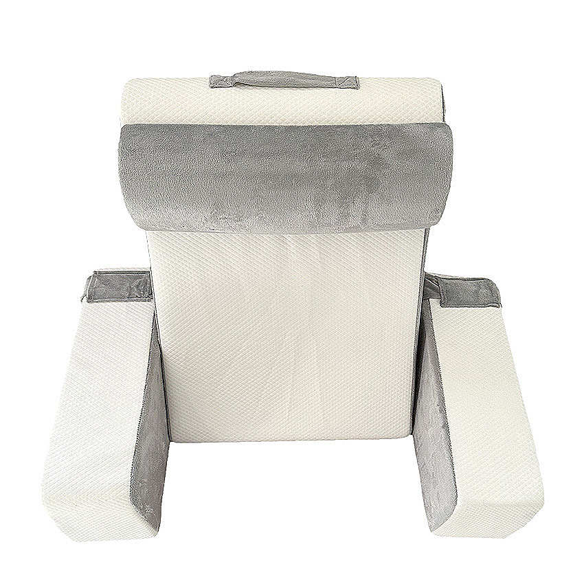 空气层阅读枕多功能靠枕床上用品可拆卸海绵阅读枕可定