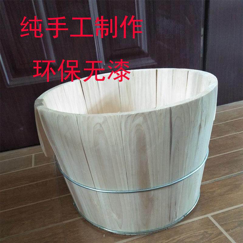 定制环保无漆胶传统纯手工老式木桶家用实木足浴杉木泡脚桶洗脚盆