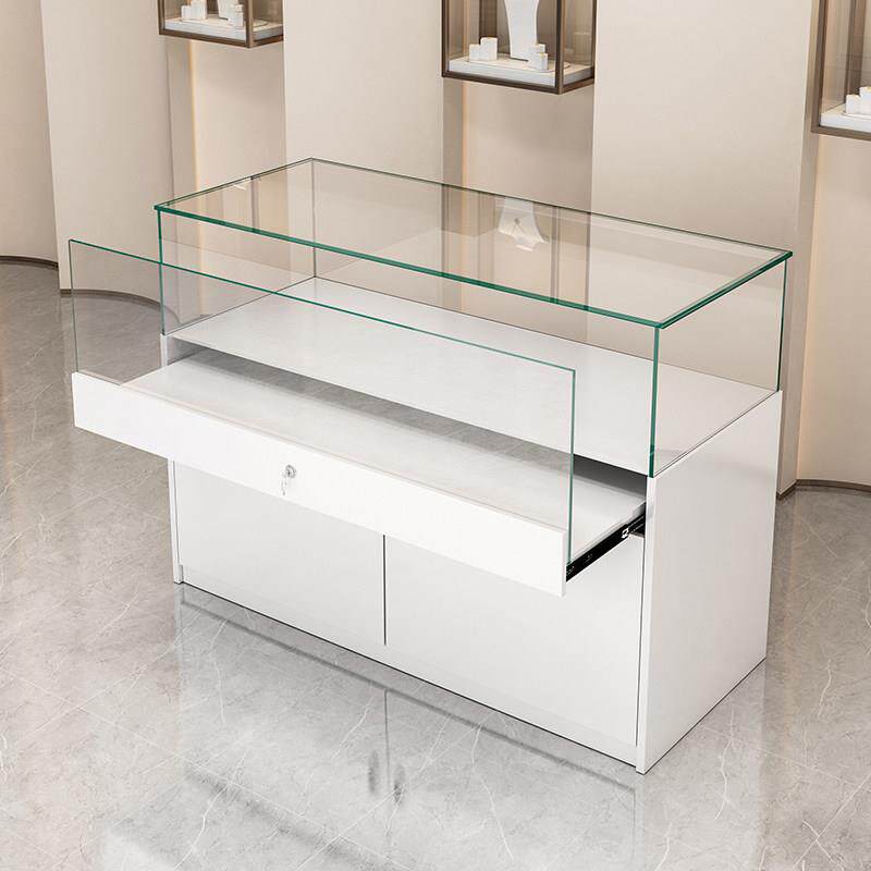 珠宝首饰柜台样品展览陈列柜博物馆文物展台商场玻璃柜产品展示柜