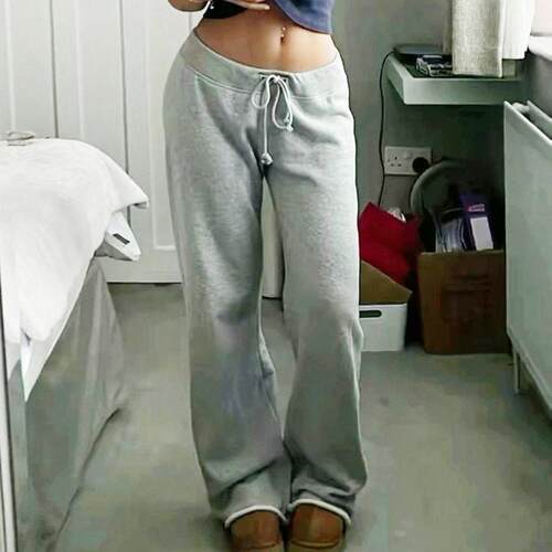 Women's Casual Fitted Sweatpants Plain Design Street