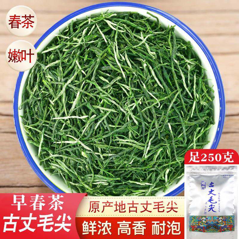 古丈毛尖明前绿茶2025茶叶浓香型散装高山云雾毛尖湘西原产袋装