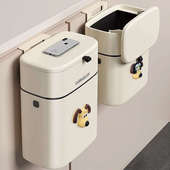 厨房厨余垃圾桶专用带盖家用壁挂式 收纳桶大号容量 卫生间厕所挂式