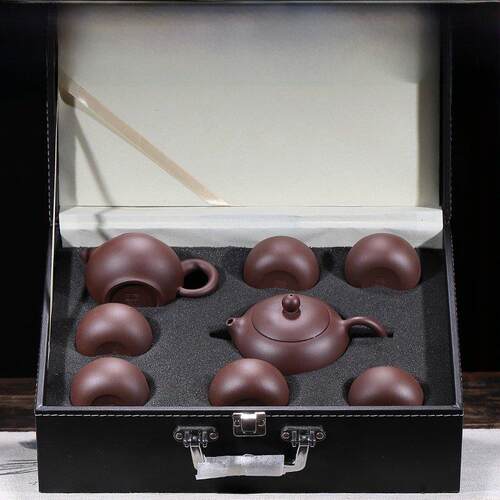 宜兴紫砂壶原矿紫砂家用功夫茶套装茶壶套装企业礼品定制制茶