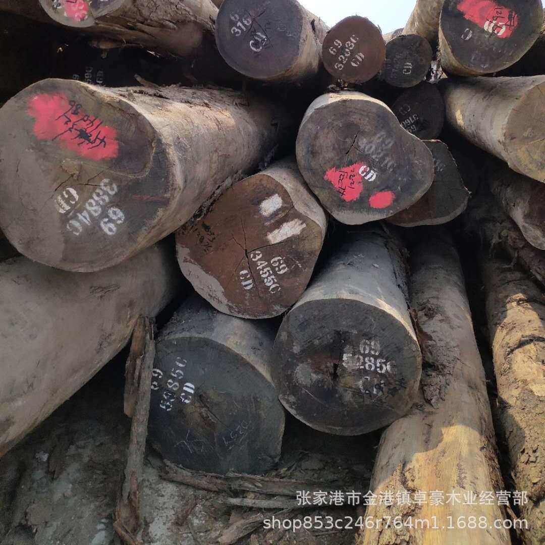 原木奥坎现货奥木坎原木家具大 大板材料坎板材 奥奥径坎非洲