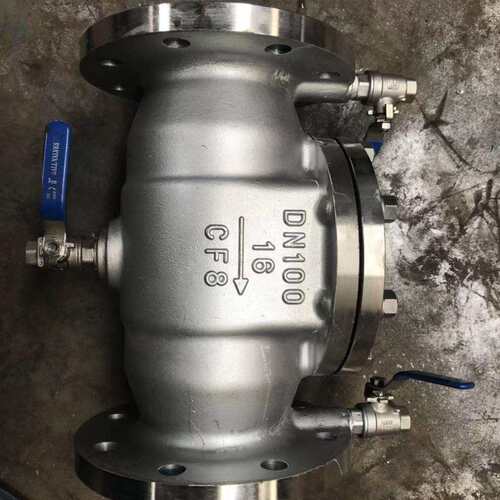 DF41X-16P不锈钢一体式倒流防止器 不锈钢一体式防污隔断逆止器