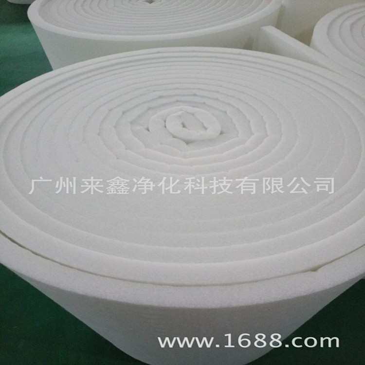 无纺布天井pet棉防尘中喷漆空气阻燃顶棚工业烤效600g棉过滤房