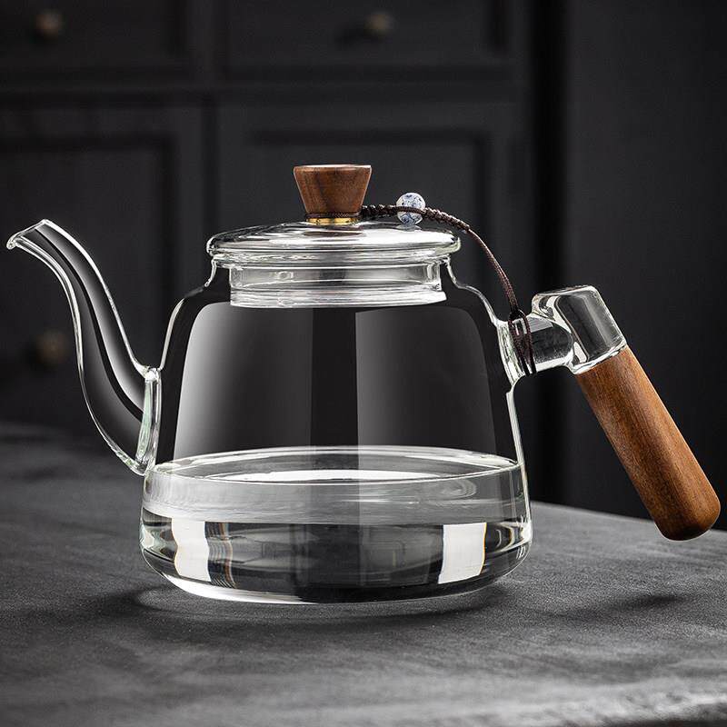 新款耐高温加厚全玻璃养生茶壶大容量煮茶壶煮水壶电陶炉专用壶