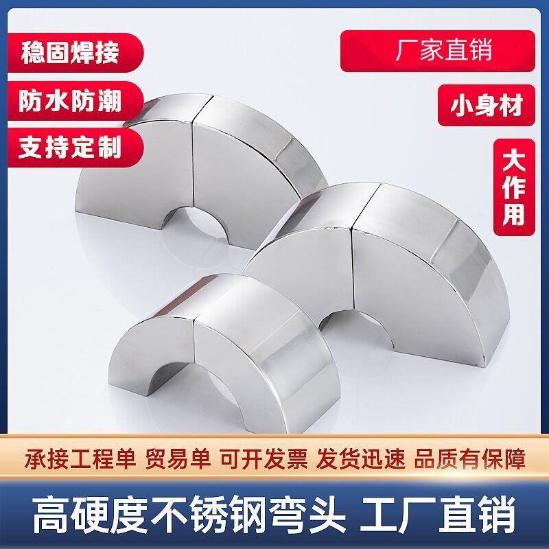 304不锈钢方弯头90度焊接白钢方管弯头弯管支架配件转换方管接头图片