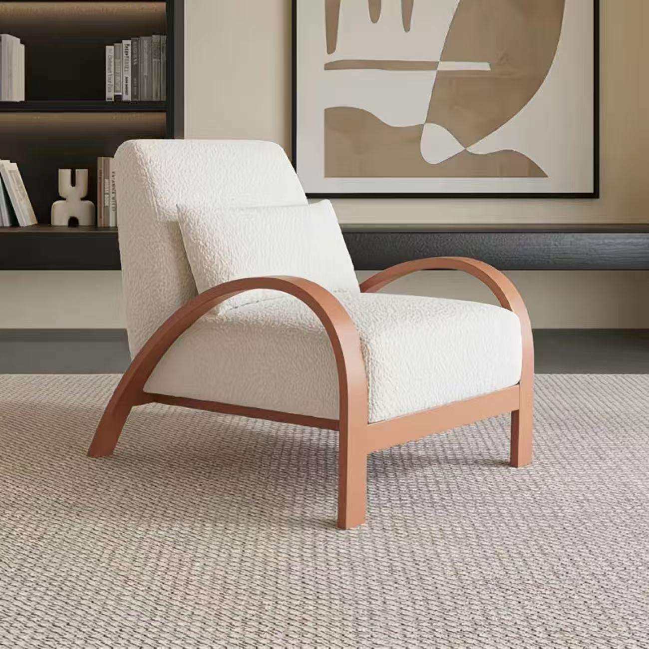 懒人沙发椅韩式单人田园休闲椅设计师咖啡厅椅子客厅阳台民宿酒店