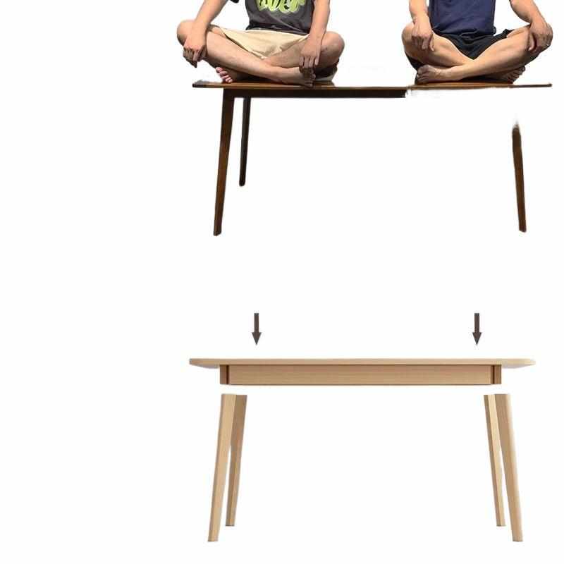 长条桌靠墙窄桌子长方形办公桌实木双人学生书桌工作台家用电脑桌