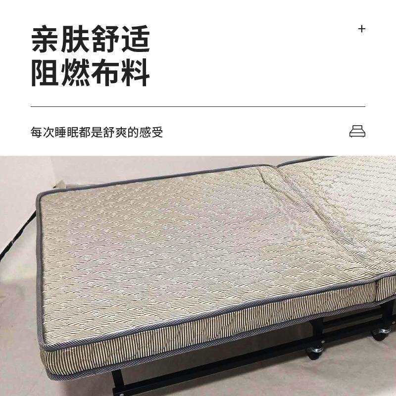 工厂直供折叠床单人阻燃海绵小床便携公寓酒店沙发床弹簧加床