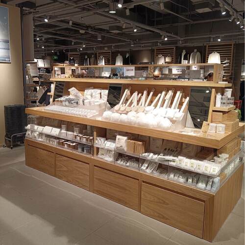 翔升供应款钢木货架流水台金属展架木制展台 加工