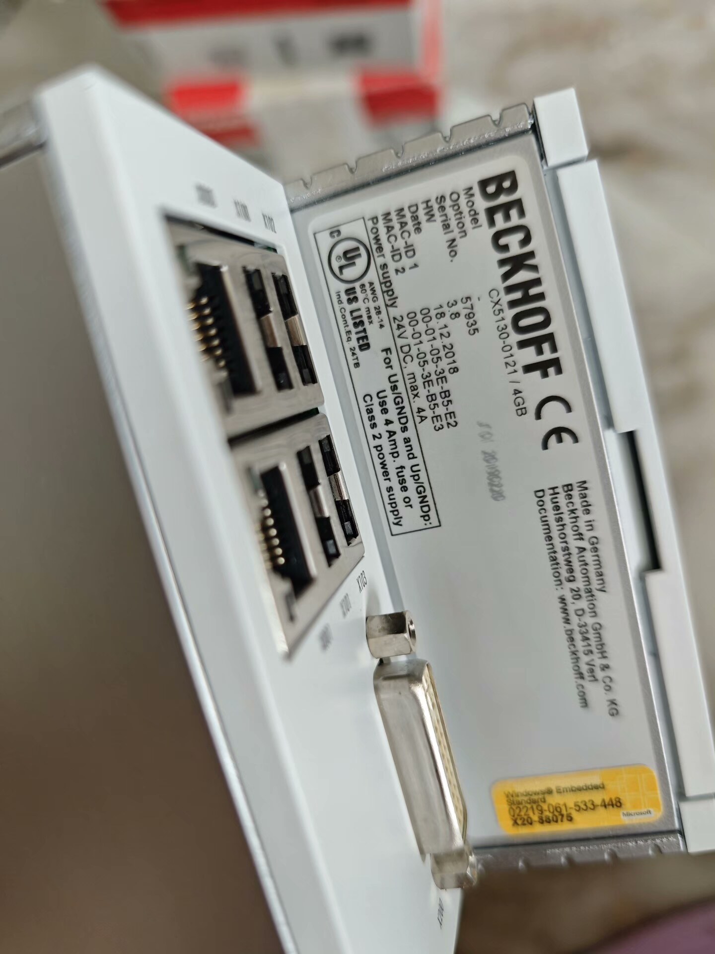 倍福全新原装CX5130-0121，就一台，标价出