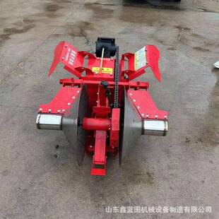 新型单行草莓起垄机自走式 葱姜开沟扶垄机12马力加大圆盘筑梗机