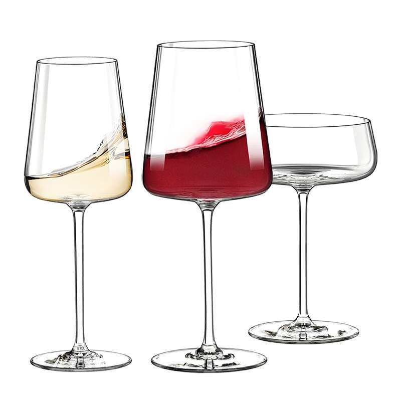 捷克进口RONA洛娜水晶红酒杯玻璃杯葡萄酒杯高脚杯宽口香槟杯