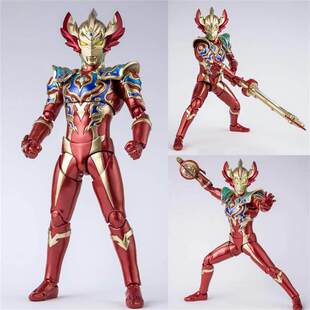 泰迦三重斯特利姆彩虹形态奥特手办SHF艾克斯关节超可动人偶act