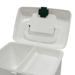 富林家用医药箱保健箱 家庭医用保健药盒 大号多层药品收纳箱