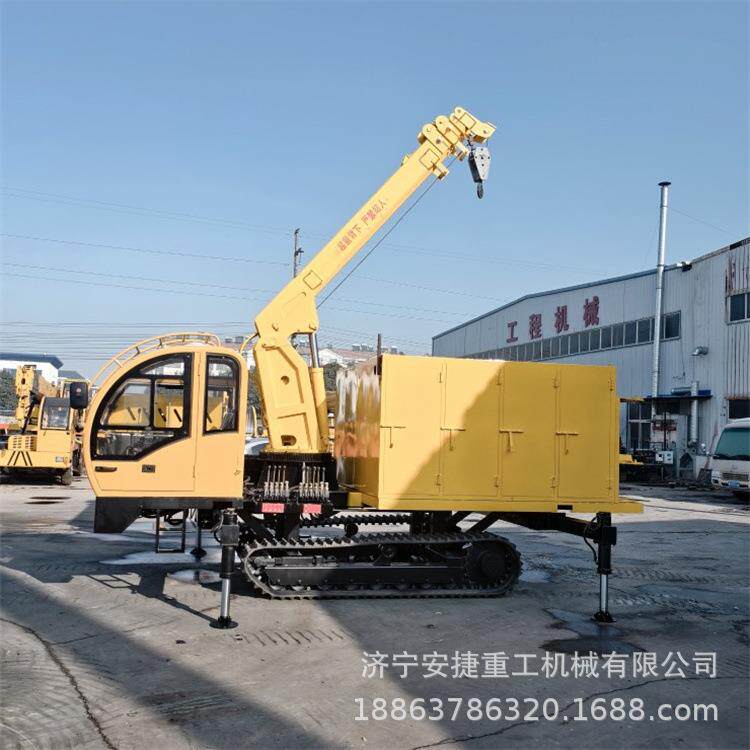 天然气管道工程履带发电车吨应急施工履带随车吊全液压吊管机