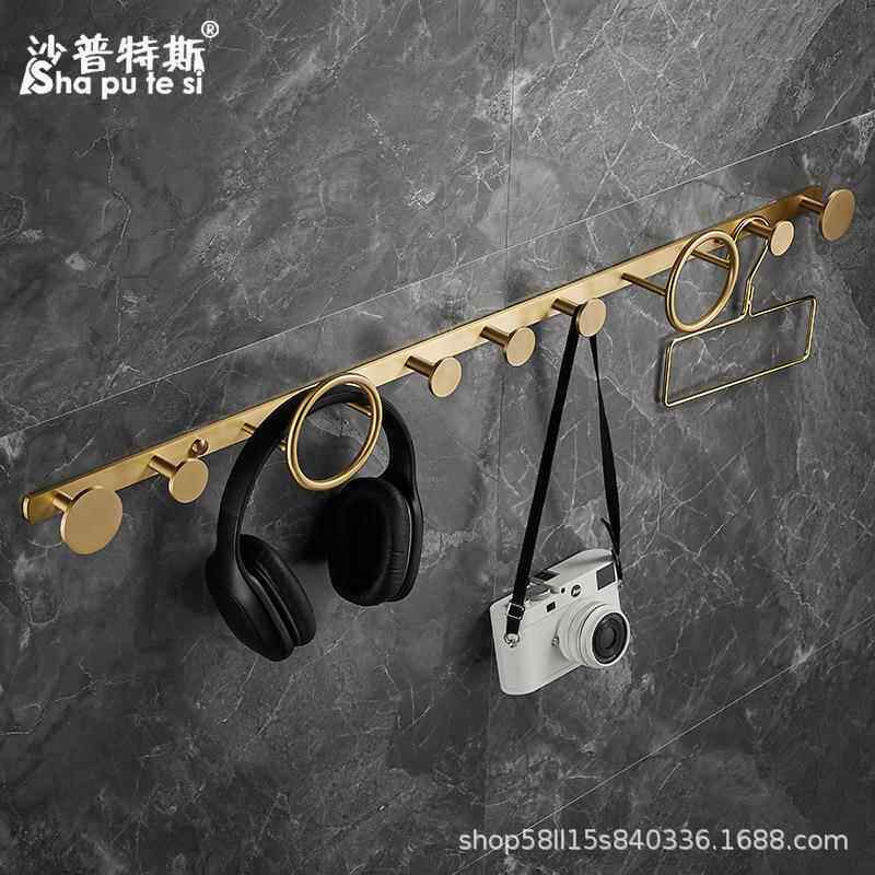 白色衣帽钩无痕钩多能挂挂架门钩收纳功挂衣架免钉置物GKK架支癝