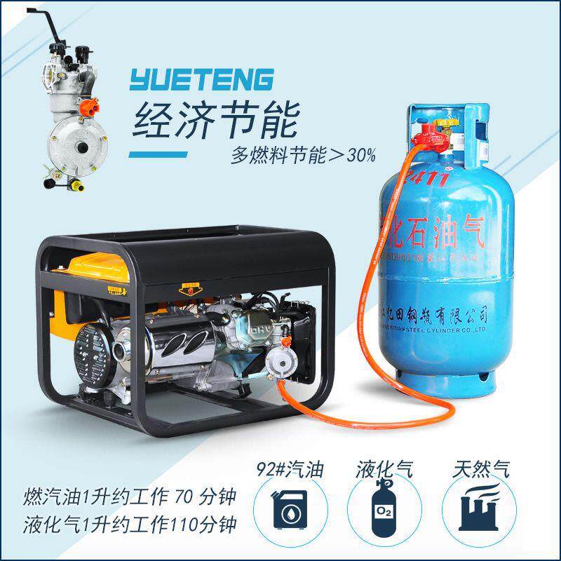 闽东跃4kw汽油发GQJ电V5KW/6KW腾/8KW机/0千瓦/112KW单相220V三相