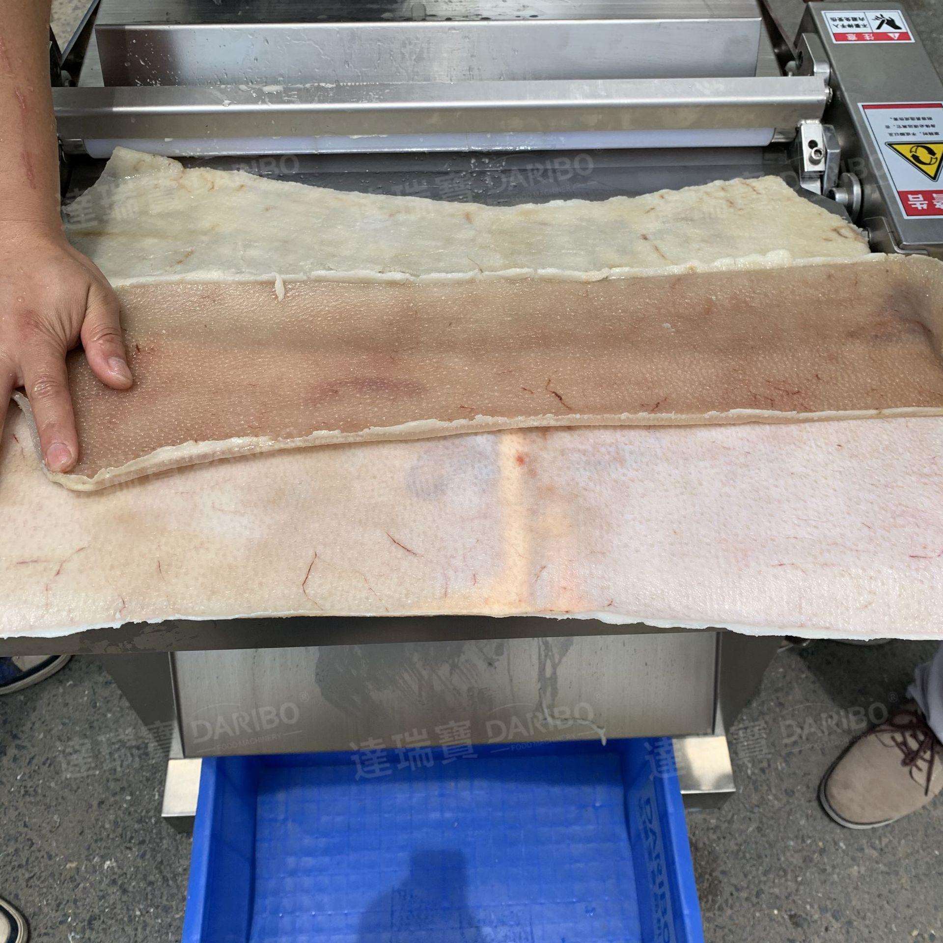 W厂家直供猪皮去油机 台式大型刮油机多功能肉皮去油脂机自动去油