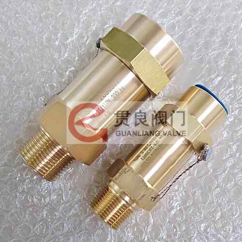 开利安全阀UM12LA022S/SFA-22C300T冷冻机蒸发器全铜泄压阀DN20