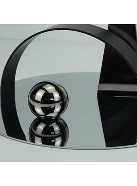 直销新款现代中式金属托盘底座水晶球托盘轻奢创意家居客厅软装饰