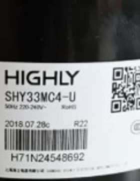 适用于2匹日立海立压缩机配件SHV33YC6-U SHX33SC4-U SHW33TC4-U