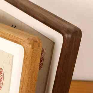 十年厂家长书法字画框胡桃榫卯挂墙中式实木相框空框摆台装裱