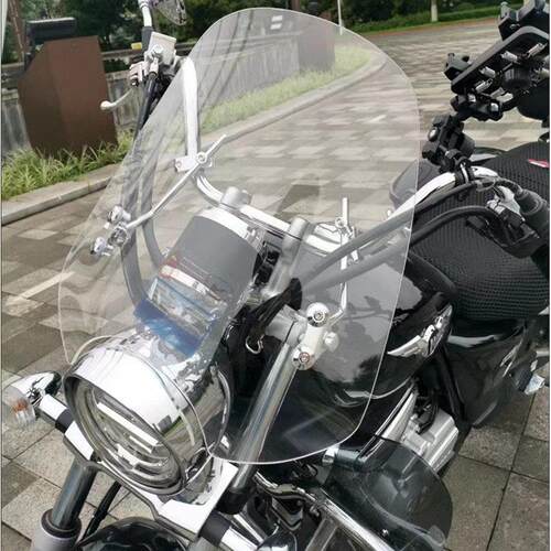 摩托车前挡风玻璃宝逸太子HJ150-11E钱江QJ300悦酷tr150挡风板