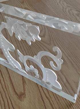 加工彩色雕刻板玻璃板亚克力力板有机亚克pmma板透明雕刻板