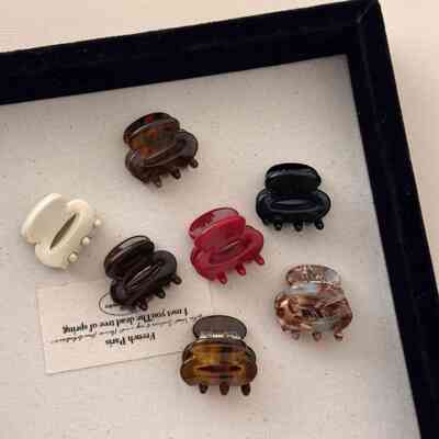 Mini claw clip hair for women girl pin accessories Crab vint