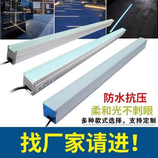 地埋灯LED户外防水室内12W线条灯广场暖光条形台阶地灯 长条嵌入式